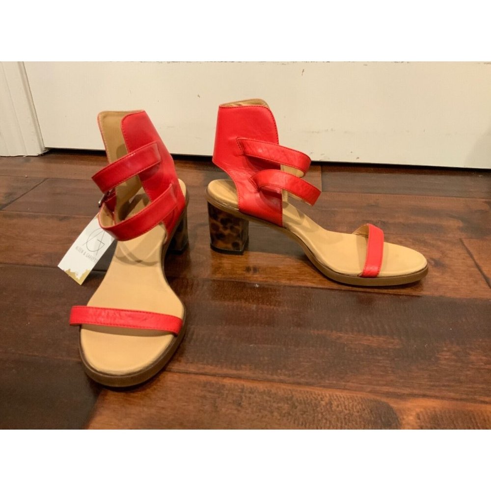 Maison Martin Margiela Red Strappy Sandals